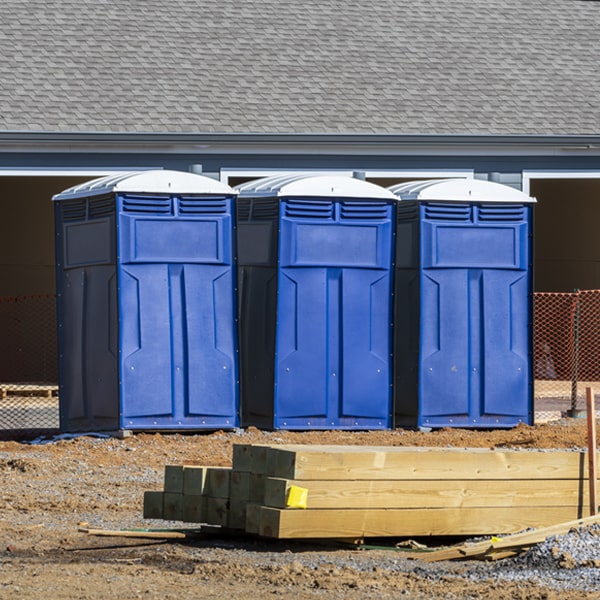 can i customize the exterior of the portable restrooms with my event logo or branding in Leonard